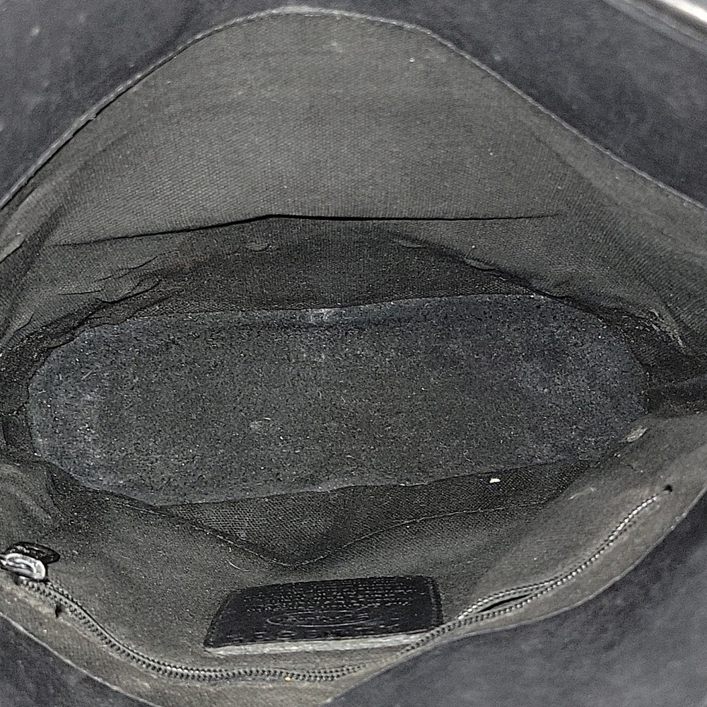 Brighton Black Leather Tote Shoulder Bag - Picture 10 of 11